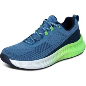 image:imageOrthofeet Womens Orthopedic Relay Max Cushion Grippy Running SneakerBlueGreen