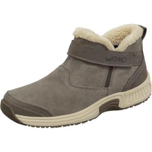image:imageOrthofeet Womens Orthopedic Siena WaterRepellent SlipResistant Leather BootTaupe
