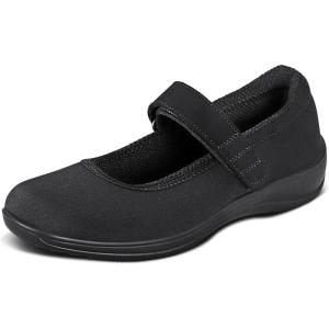image:imageOrthofeet Womens Orthopedic Springfield Adjustable Stretch Mary JaneBlack
