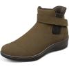 image:imageOrthofeet Womens Orthopedic Blaire HandsFree Water Repellent BootMushroom