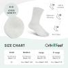 image:imageOrthofeet Bunion Relief Socks NonBinding NonConstrictive Socks 3 PackWhite