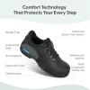 image:imageOrthofeet Mens Orthopedic Leather Slate HandsFree Slipon Work BootBlack