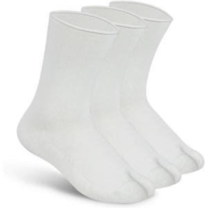 image:imageOrthofeet Bunion Relief Socks NonBinding NonConstrictive Socks 3 PackWhite