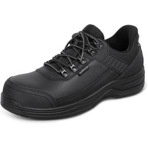 image:imageOrthofeet Mens Orthopedic Leather Slate HandsFree Slipon Work BootBlack
