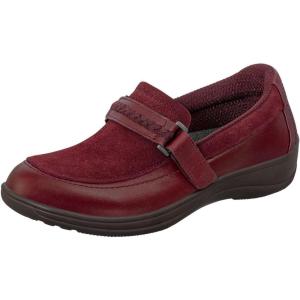 image:imageOrthofeet Womens Orthopedic Chelsea Adjustable Leather Dress LoaferDark Cherry