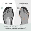image:imageOrthofeet Mens Orthopedic Fairway HandsFree Water Repellent Golf ShoeBlackGrey