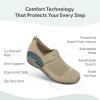 image:imageOrthofeet Womens Eve Orthopedic Arch Support Wedge ShoesBeige