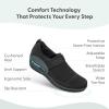 image:imageOrthofeet Womens Eve Orthopedic Arch Support Wedge ShoesBlack