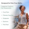 image:imageOrthofeet Womens Orthopedic Captain HandsFree Slip Resistant Boat ShoeCaramel