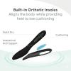image:imageOrthofeet Womens Orthopedic Calypso HandsFree Adjustable Water SandalBlueBlack