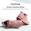 image:imageOrthofeet Womens Orthopedic Nira HandsFree WaterRepellent Walking SneakerRed