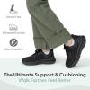 image:imageOrthofeet Womens Orthopedic Nira Trail HandsFree WaterRepellent Hiking SneakerBlack