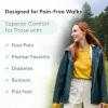 image:imageOrthofeet Womens Orthopedic Nira Trail HandsFree WaterRepellent Hiking SneakerGreyPeriwinkle