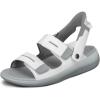image:imageOrthofeet Womens Orthopedic Calypso HandsFree Adjustable Water SandalWhite
