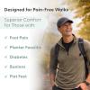 image:imageOrthofeet Mens Orthopedic Tilos Trail HandsFree WaterRepellent Hiking SneakerBlack