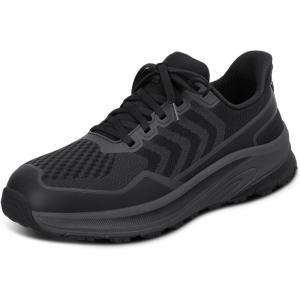 image:imageOrthofeet Mens Orthopedic Tilos Trail HandsFree WaterRepellent Hiking SneakerBlack
