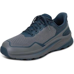 image:imageOrthofeet Mens Orthopedic Tilos Trail HandsFree WaterRepellent Hiking SneakerGreyTeal