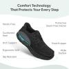 image:imageOrthofeet Mens Orthopedic Compass HandsFree WaterRepellent SlipOnBlack