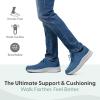 image:imageOrthofeet Mens Orthopedic Compass HandsFree WaterRepellent SlipOnBlue