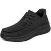 image:imageOrthofeet Mens Orthopedic Compass HandsFree WaterRepellent SlipOnBlack