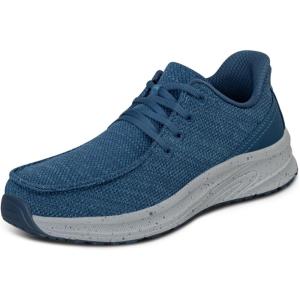 image:imageOrthofeet Mens Orthopedic Compass HandsFree WaterRepellent SlipOnBlue