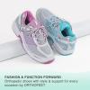 image:imageOrthofeet Womens Orthopedic Verve Adjustable TieLess Walking SneakerFuchsia