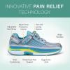image:imageOrthofeet Womens Orthopedic Verve Adjustable TieLess Walking SneakerTurquoise