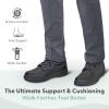image:imageOrthofeet Mens Orthopedic Avery Island Leather Casual Dress ShoeBlack