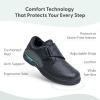 image:imageOrthofeet Mens Orthopedic Broadway Adjustable Leather Dress ShoeBlack