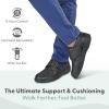 image:imageOrthofeet Mens Orthopedic Broadway Adjustable Leather Dress ShoeBlack