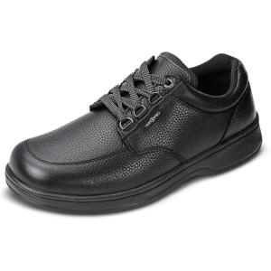 image:imageOrthofeet Mens Orthopedic Avery Island Leather Casual Dress ShoeBlack