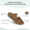 image:imageOrthofeet Womens Orthopedic Sahara Weave Adjustable Slide SandalNatural