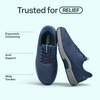 image:imageOrthofeet Mens Orthopedic Yari HandsFree WaterRepellent SlipResistant SneakerNavyGrey