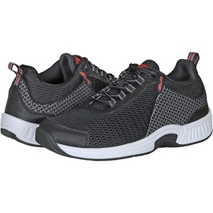 image:imageOrthofeet Mens Edgewater Stretch Athletic Shoe Black 95 XXWide