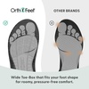image:imageOrthofeet Mens Orthopedic Jupiter HandsFree Adjustable Leather SandalBrown