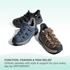 image:imageOrthofeet Saturn Orthopedic Mens Fisherman Sandals  HandsFree Adjustable SlipOn Closed Toe Sandal with Anatomical Arch Support Soft and Padded Cushioning Wide Toe BoxBrown