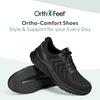 image:imageOrthofeet Tilos Orthopedic Mens Sneakers  HandsFree WaterRepellent SlipOn Stretchable Walking Shoes with Soft and Padded Cushioning Arch Support Wide Toe BoxBlack