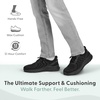 image:imageOrthofeet Tilos Orthopedic Mens Sneakers  HandsFree WaterRepellent SlipOn Stretchable Walking Shoes with Soft and Padded Cushioning Arch Support Wide Toe BoxBlack