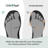 image:imageOrthofeet Tilos Orthopedic Mens Sneakers  HandsFree WaterRepellent SlipOn Stretchable Walking Shoes with Soft and Padded Cushioning Arch Support Wide Toe BoxBlack