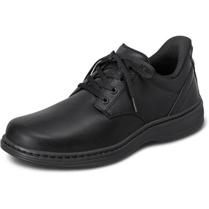 image:imageOrthofeet Claude Orthopedic Mens Dress Shoes  HandsFree SlipOn Formal Shoe with Soft Leather Anatomical Arch Support Soft Padded Ergonomic Cushioning Wide Toe BoxBlack