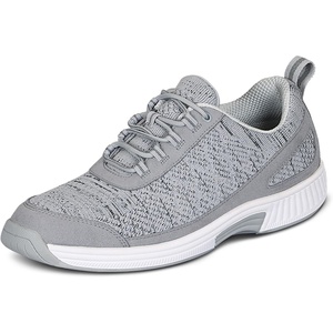 image:imageOrthofeet Lava Orthopedic Mens Walking Shoes  Stretchable amp Breathable NoTie Comfort Sneakers with Anatomical Arch Support Ergonomic Soft Padded Cushioning Wide Toe BoxGrey
