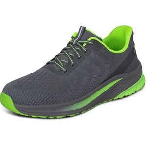 image:imageOrthofeet Tilos Orthopedic Mens Sneakers  HandsFree WaterRepellent SlipOn Stretchable Walking Shoes with Soft and Padded Cushioning Arch Support Wide Toe BoxDark GreyLime