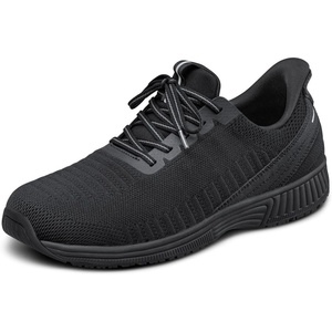 image:imageOrthofeet Yari Orthopedic Mens Walking Shoes  HandsFree WaterRepellent SlipOn Stretchable Sneakers with SlipResistant Arch Support Soft Cushioning for Casual OutingsBlackBlack
