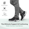 image:imageOrthofeet Edgewater Orthopedic Mens Walking ShoesBlack