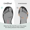 image:imageOrthofeet Yari Orthopedic Mens Walking ShoesGreyNavy