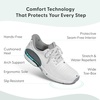 image:imageOrthofeet Yari Orthopedic Mens Walking ShoesWhite