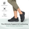 image:imageOrthofeet Coral Orthopedic Women SneakersNotie Black