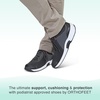 image:imageOrthofeet Mens Edgewater Stretch Athletic Shoe Black 13 XXWide