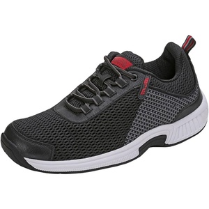 image:imageOrthofeet Mens Edgewater Stretch Athletic Shoe Black 13 XXWide