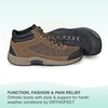 image:imageOrthofeet Hunter Orthopedic Mens Hiking BootsBrown